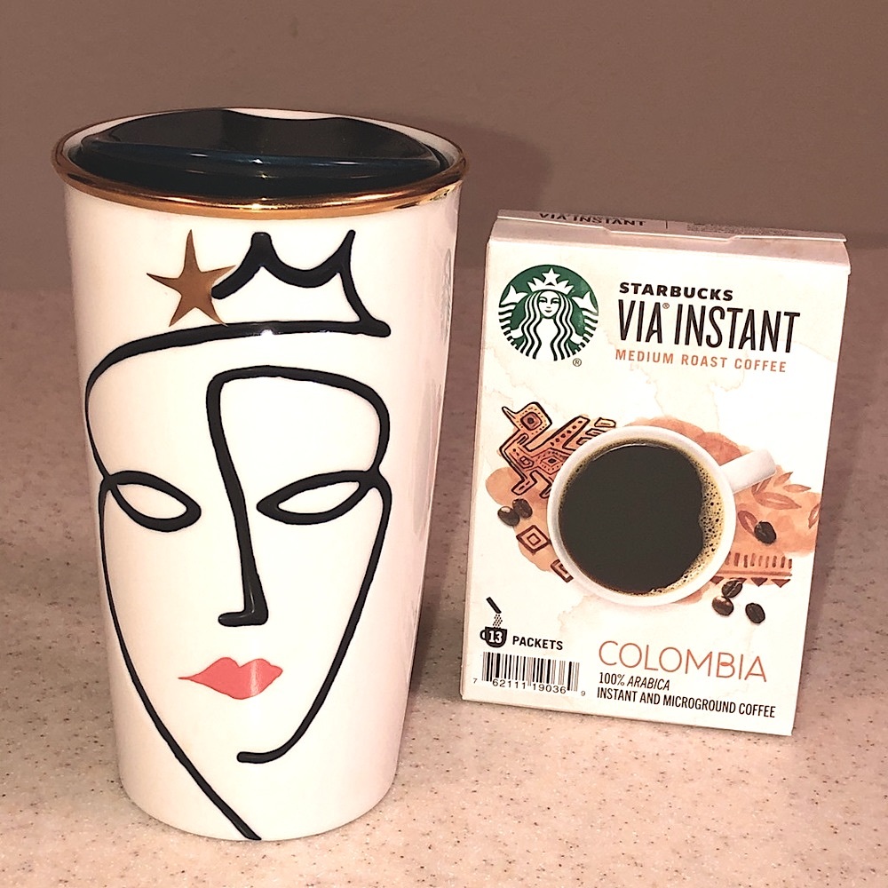 NWT Starbucks 2015 The Siren Crown & Face Tumbler